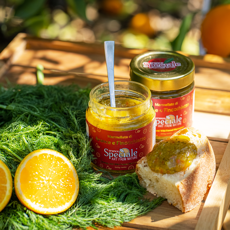 Marmellate di Arance e Finocchietto - 6 Vasetti da 240g