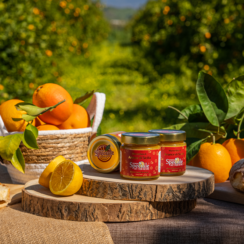Box Colazione in Sicilia - 6 Vasetti di Marmellata 240g