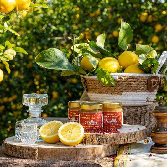 Marmelade de Citrons au Gin et Poivre Rose - 6 Pots de 240g